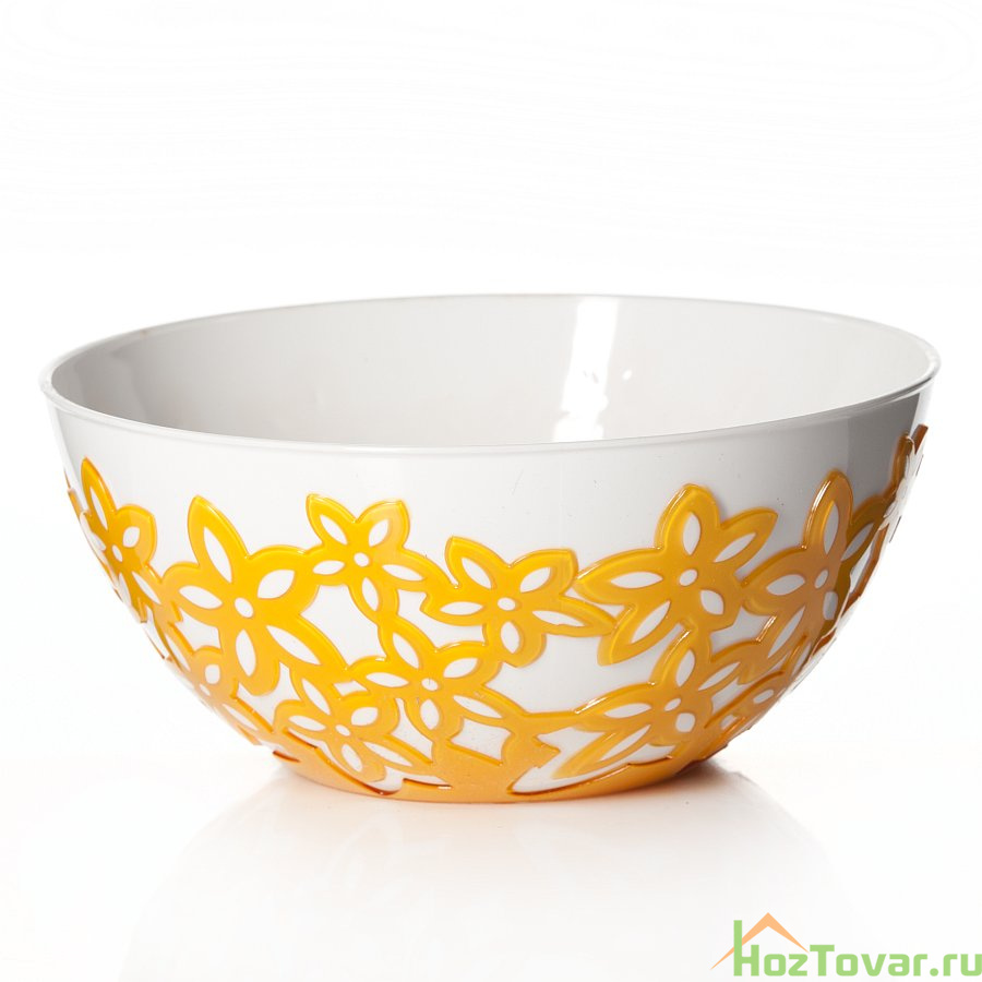 Салатник "Виктория", объем 2 л (оранжевый)