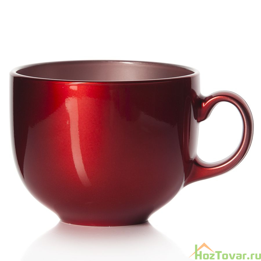 Бульонница Luminarc "Flashy Colors", цвет: красный, 500 мл