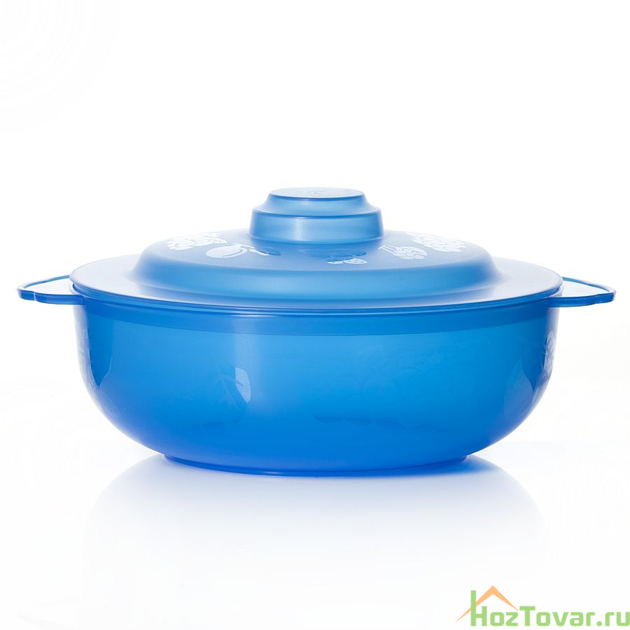 Чаша с крышкой Альтернатива "Хозяюшка", объем 2,5 л (цвета в ассортименте)