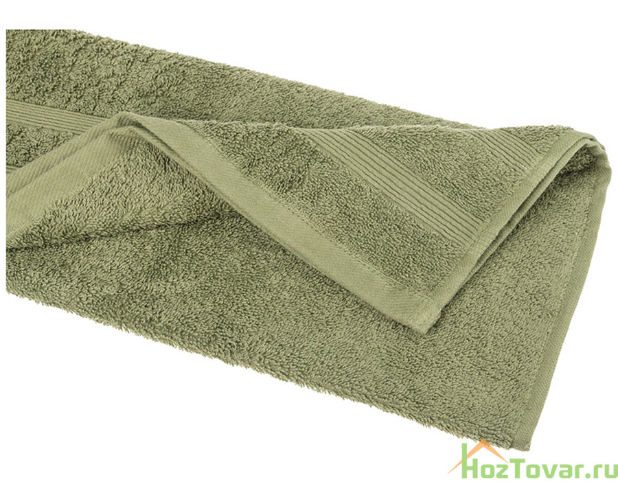 ПОЛОТЕНЦЕ 40*70 СМ, 100% ХЛОПОК, ПЛОТНОСТЬ 450 Г/М2 ЦВЕТ ЗЕЛЕНЫЙ 