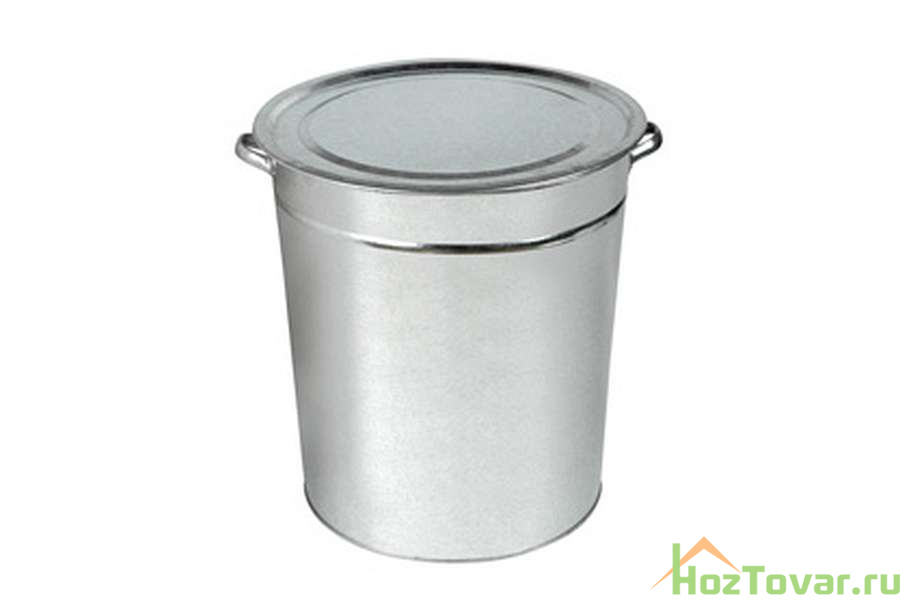 Бак оцинкованный 100,0л. с крышкой