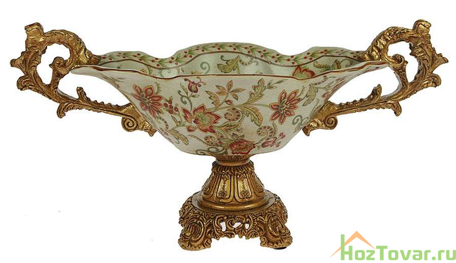 Ваза декоративная, керамика 42*19*22см (1 шт)