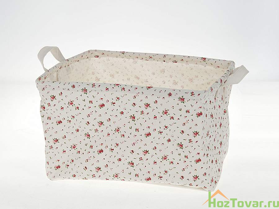Корзина для хранения 37*39*23см (50% хлопок, 50% полиэстер) (упаковочный пакет)