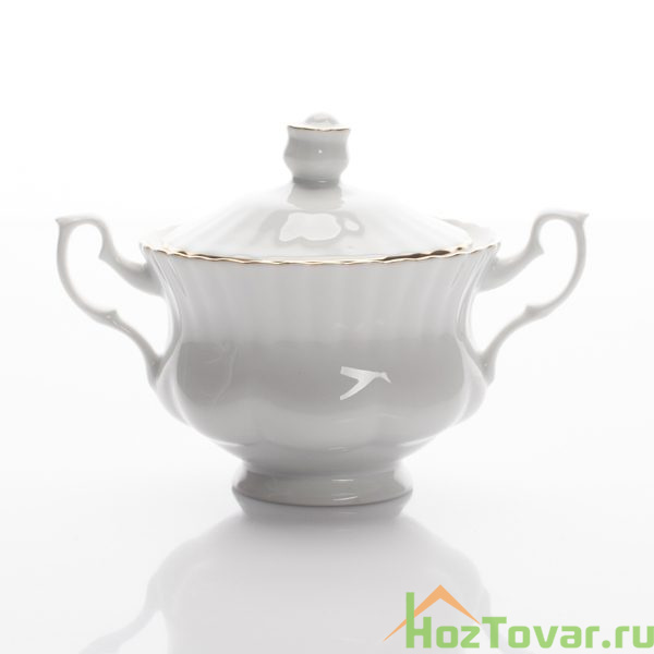 Сахарница Czech Gold Hands "Золотая отводка", 300мл