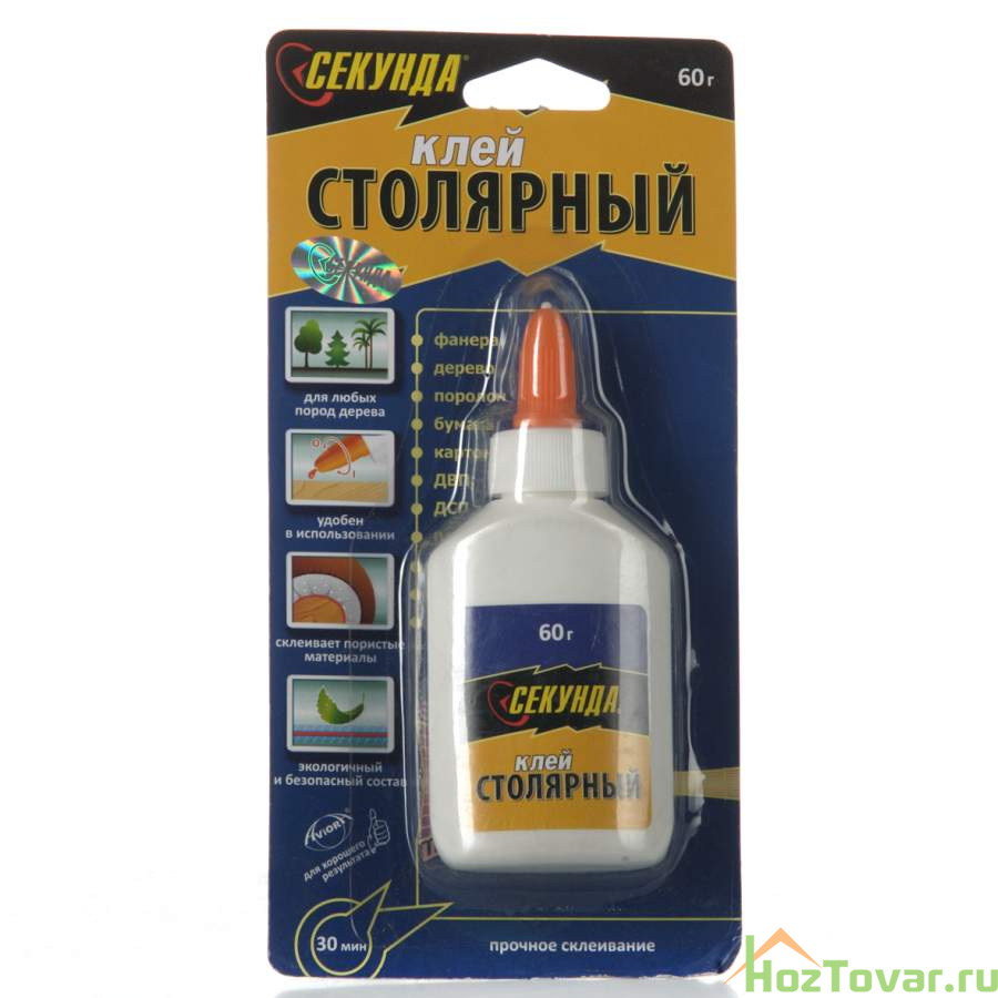 Клей Секунда столярный 60 г