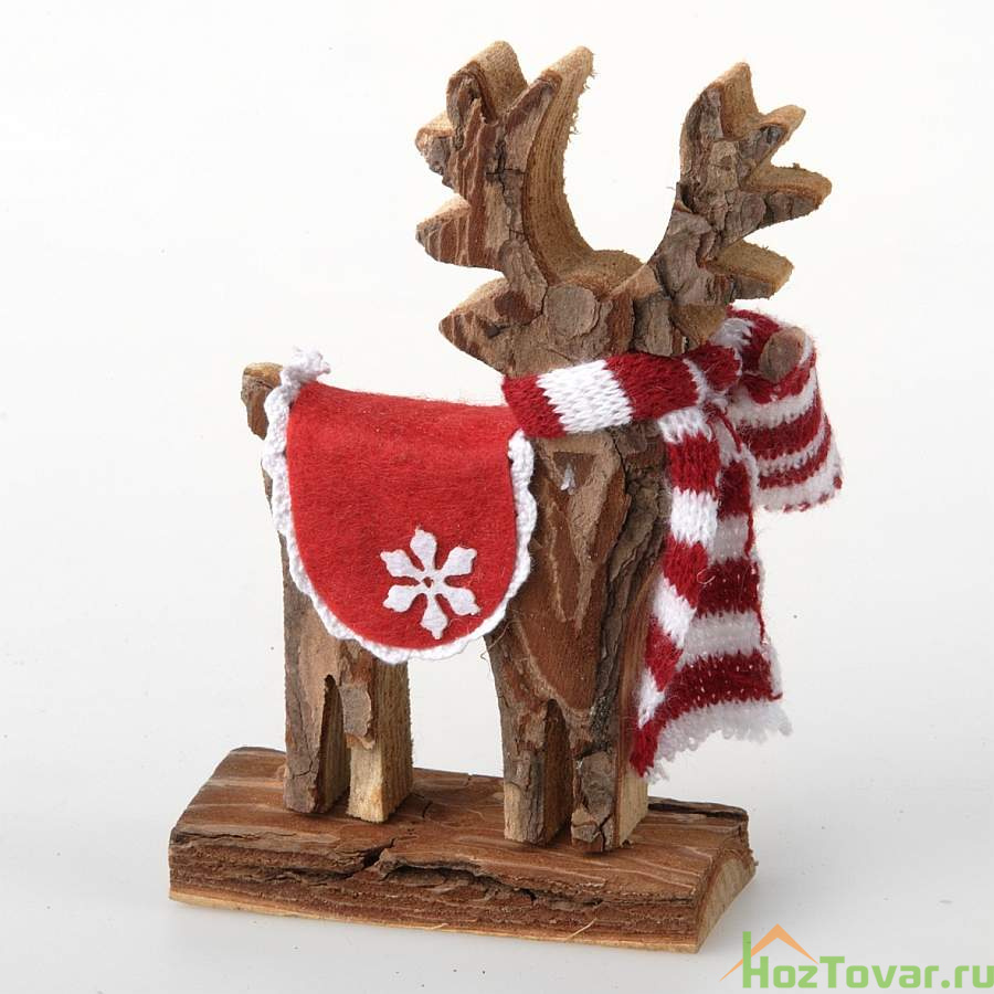 Фигурка декоративная House & Holder "Олень", высота 14 см