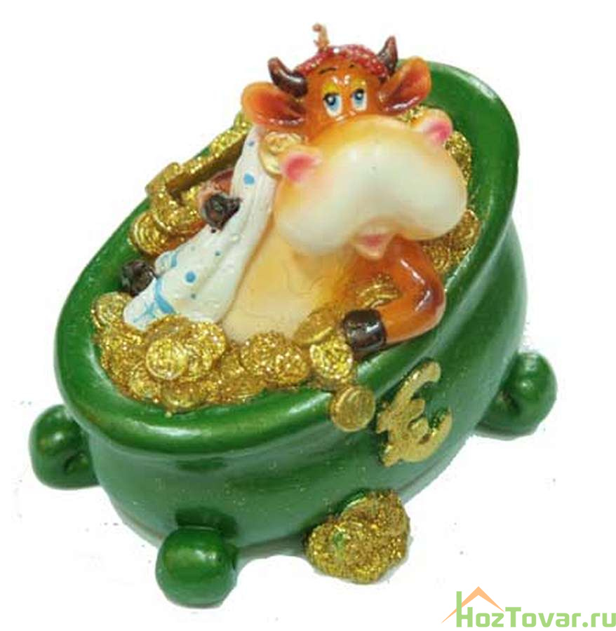 Свеча "Денежная Корова" 10см (1 шт) A,B