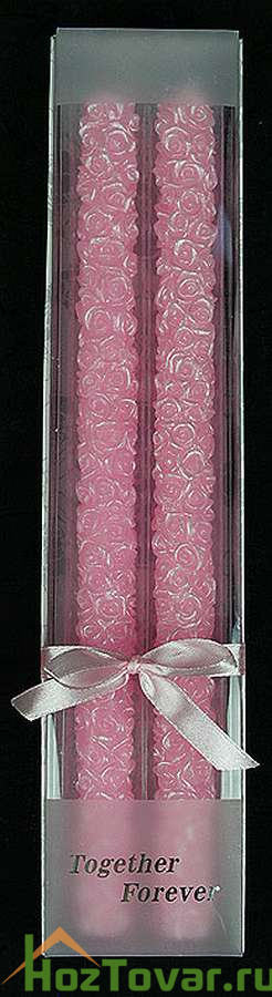 Набор свечей "Розочки" из 2шт. 31см (1 шт)